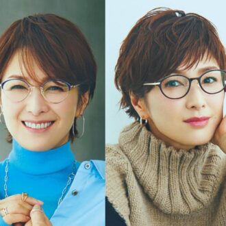 吉瀬美智子さんが選ぶオグラ眼鏡店のアイウェア
大人の目元は「ネオエレガンス」に