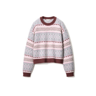 フェアアイルクルーネックセーター ¥3,990（税込）