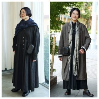 【１週間コーデ】
首元もおしゃれに！ 秋冬のモノトーンコーデ
～〈水曜日・木曜日〉#013 Yukari Suda ～