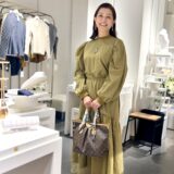 【京都スナップ】大阪のブランド「リッシュデコ」でカーキのワントーンコーデに