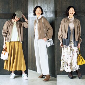 今季トレンドのアウターはブルゾン！　
50代が上手に着こなすには？　旬のスタイルの作り方