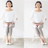 50代は姿勢が命！　
シャキッと見える美姿勢の法則を野原遥さんがレクチャー！　
素敵見えのヒント特集【前編】