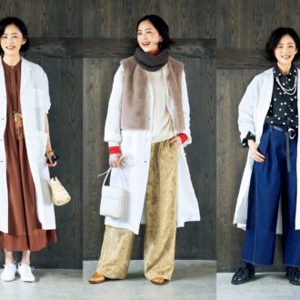 薄手のアウターの出番到来！　
冬まで着られる1枚仕立てのロングコート4選
