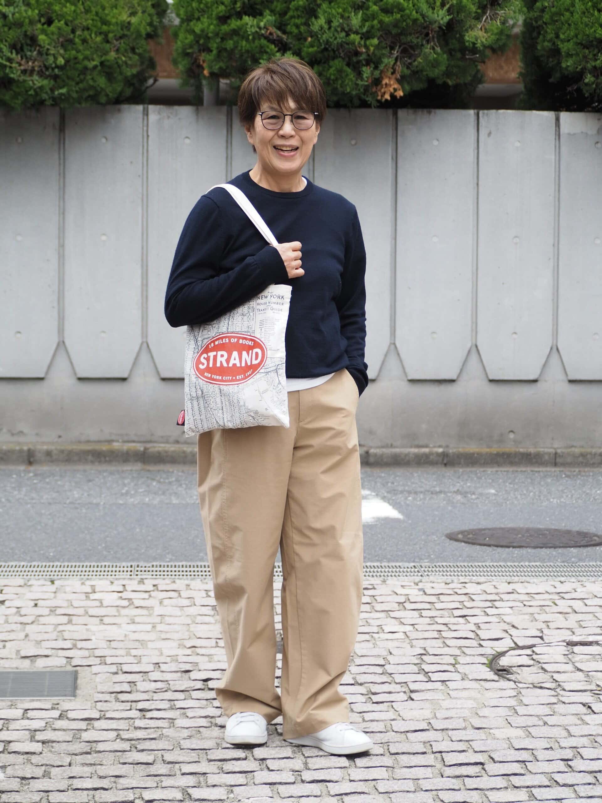 50代のカジュアルコーデ