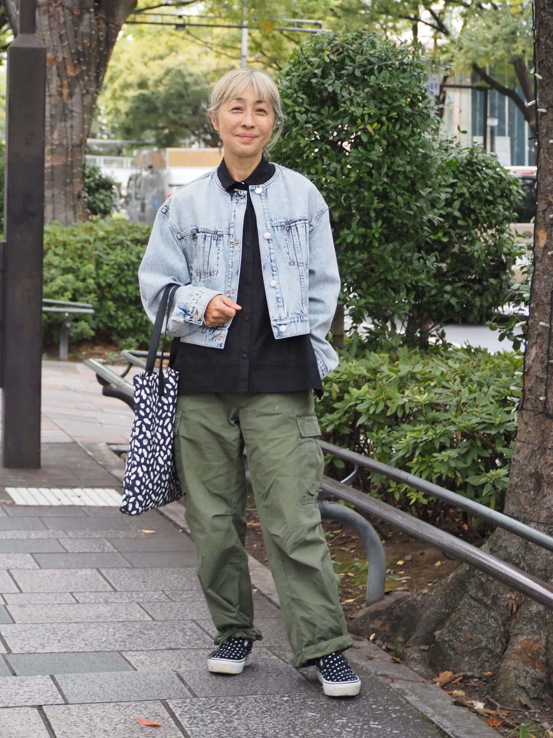 50代のカジュアルコーデ