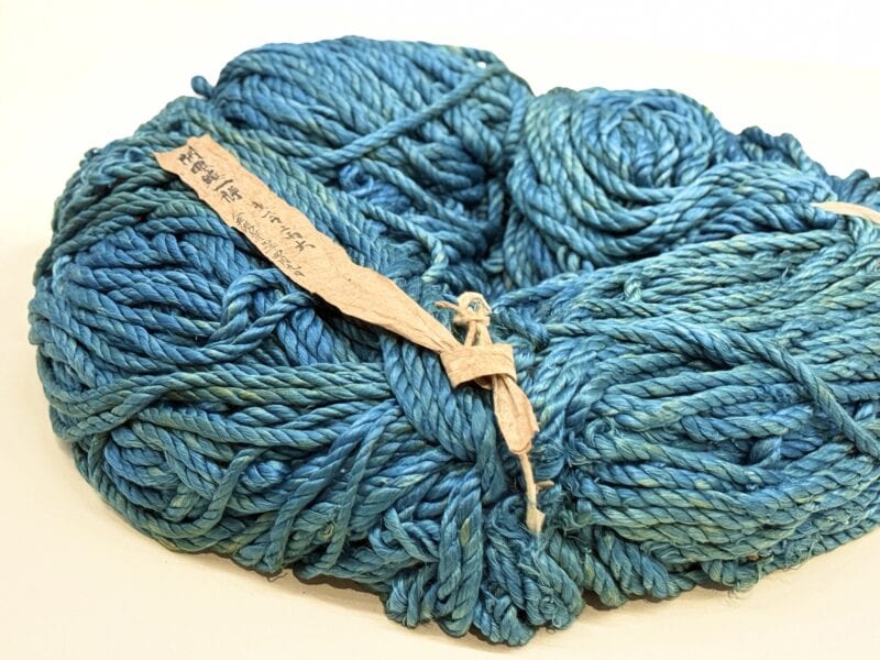 第77回正倉院展 南倉82「縹縷(はなだのる)」