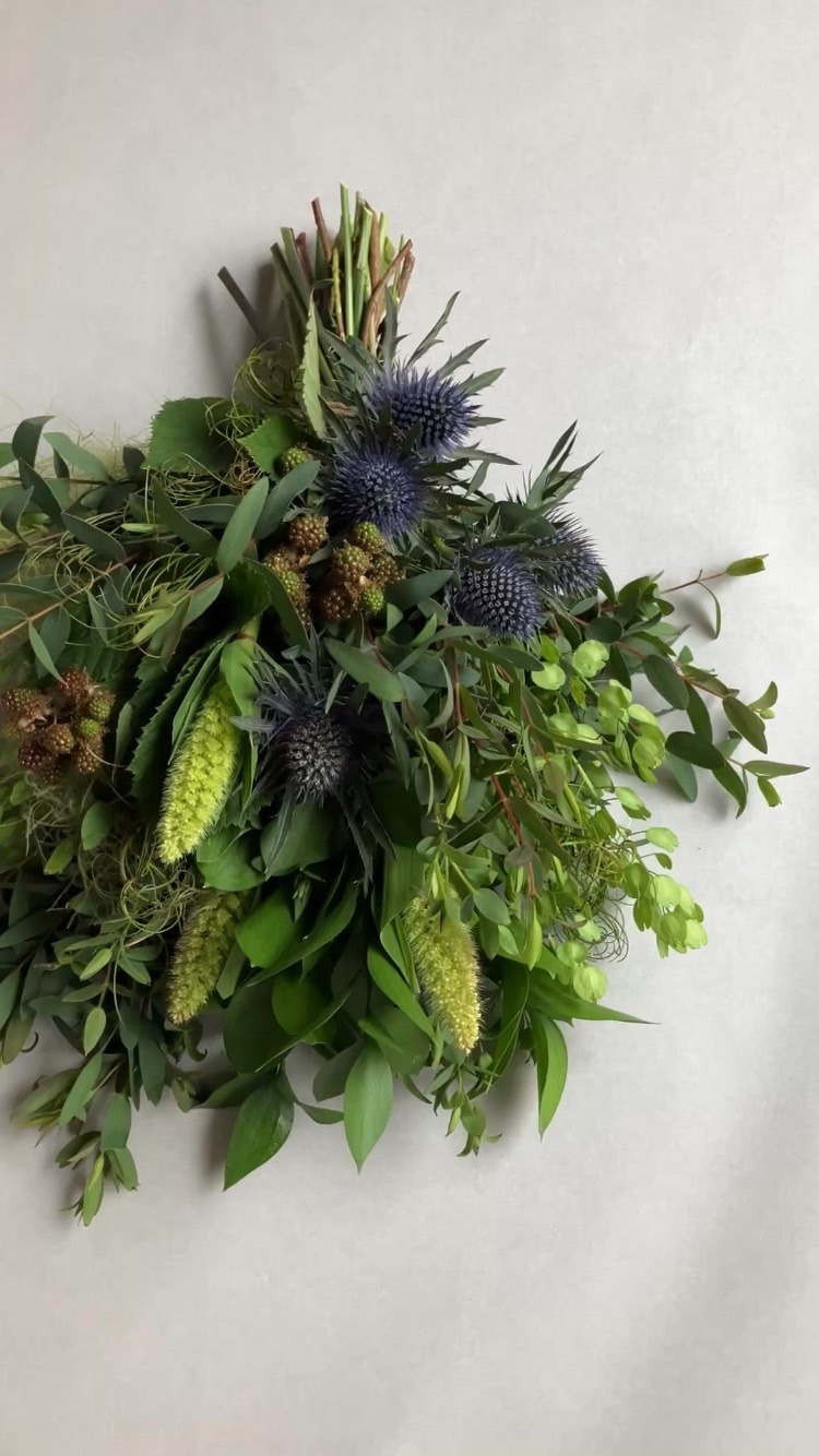 フレッシュな植物がだんだんドライになっていく過程も楽しい