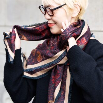 アシンメトリー巻きの巻き方2。ラフにまとめる