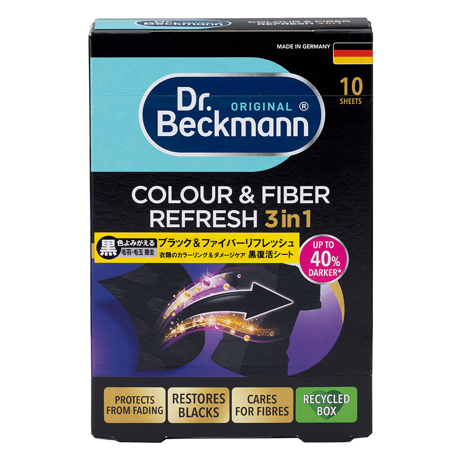 ブラック＆ファイバーリフレッシュ 黒復活シート ＊（10 枚入り）¥1,650 ／ドクターベックマン（エコンフォートハウス）