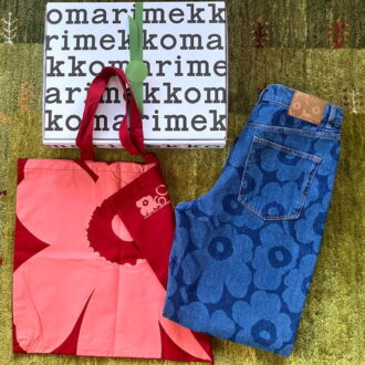 河合さんのマリデニムは2024年購入のウニッコ柄