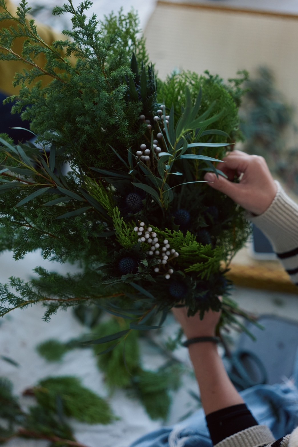 クリスマスはもちろん、年中楽しめるスワッグ