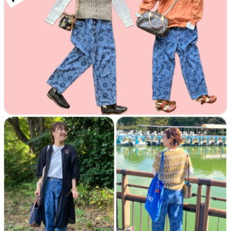 【マリメッコデニムコーデ】無印良品のフランネルシャツを合わせて♪
～毎日ごきげん帖Vol.14～