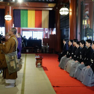 浅草寺本堂にて「新春浅草歌舞伎」の成功祈願を実施（2025年11月18日）