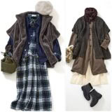 【50代のおしゃれ】　
冬の寒暖差にもアウター級ジレが大活躍！ 
人気スタイリストの重ね着コーデ