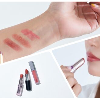 秋冬の新色リップ　色白肌vs色黒肌でつけ比べてみた！