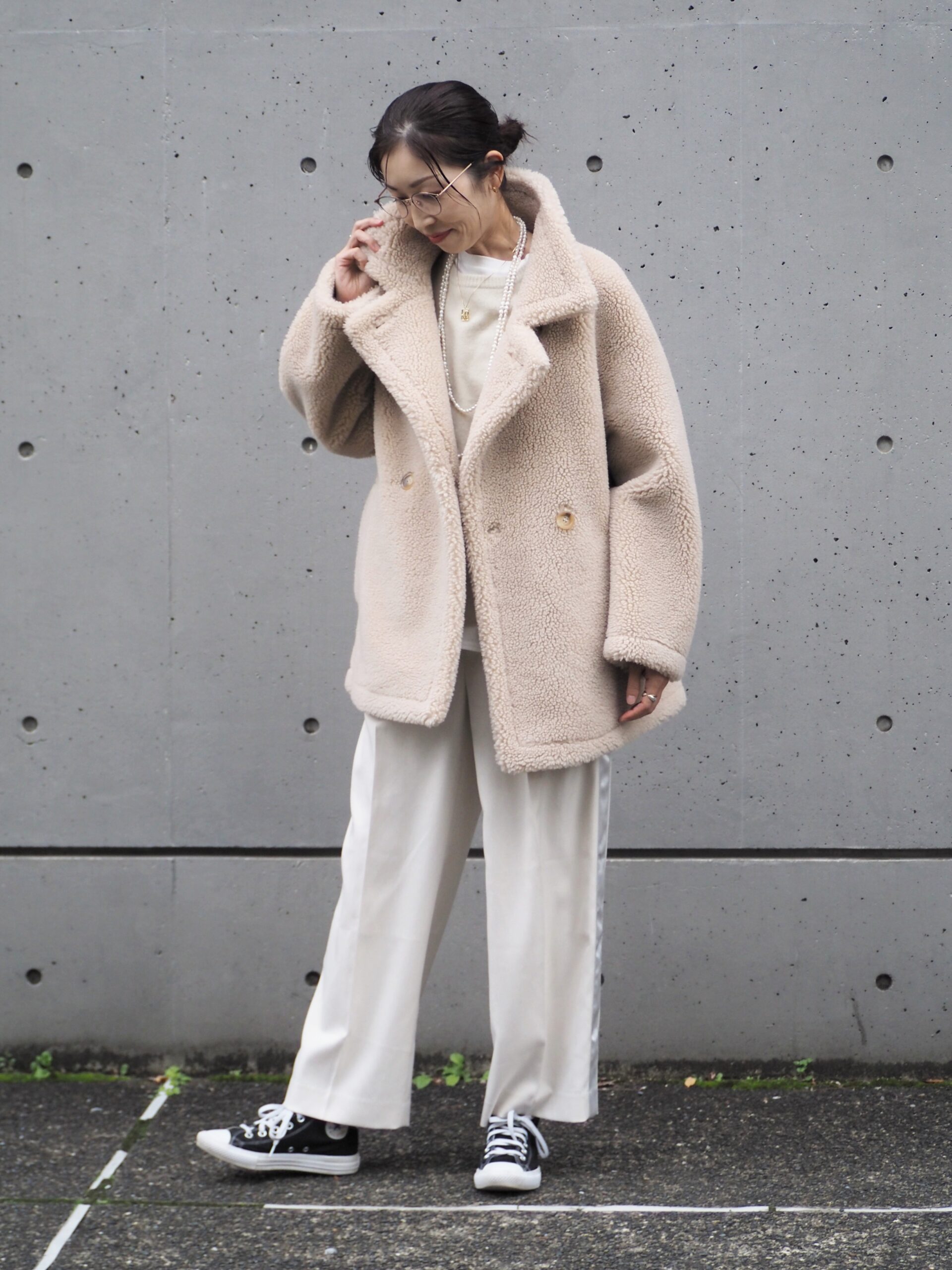 50代のワントーンコーディネート