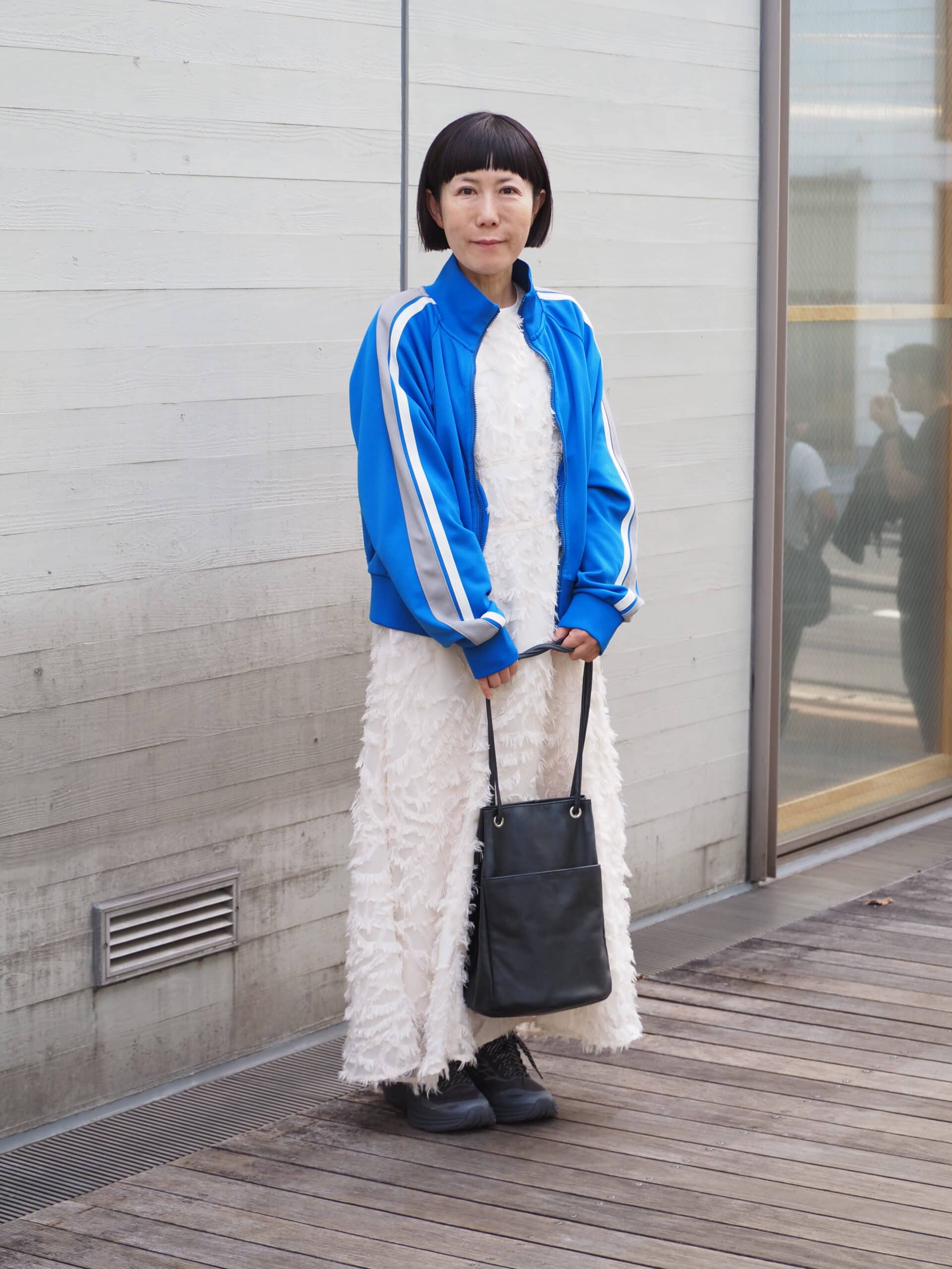 50代の甘辛ミックスコーデ