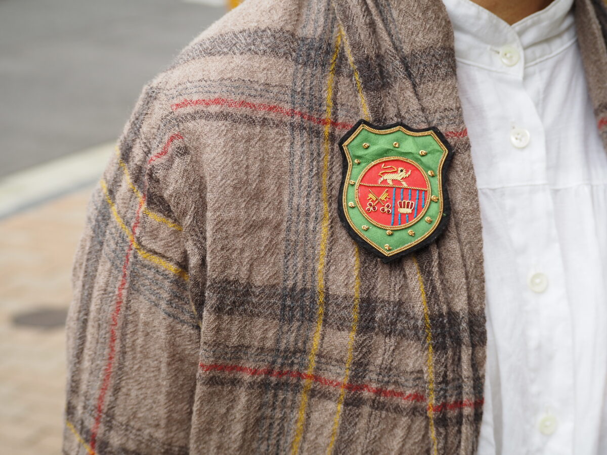 ワッペンブローチ