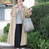 【スナップ】「ユニクロ」コラボのニットベストが大活躍！ 大人の抜け感トレンチスタイル