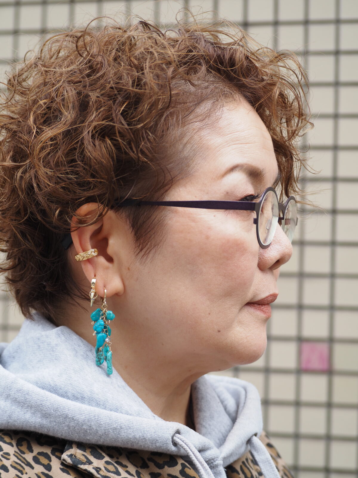 ターコイズのピアス