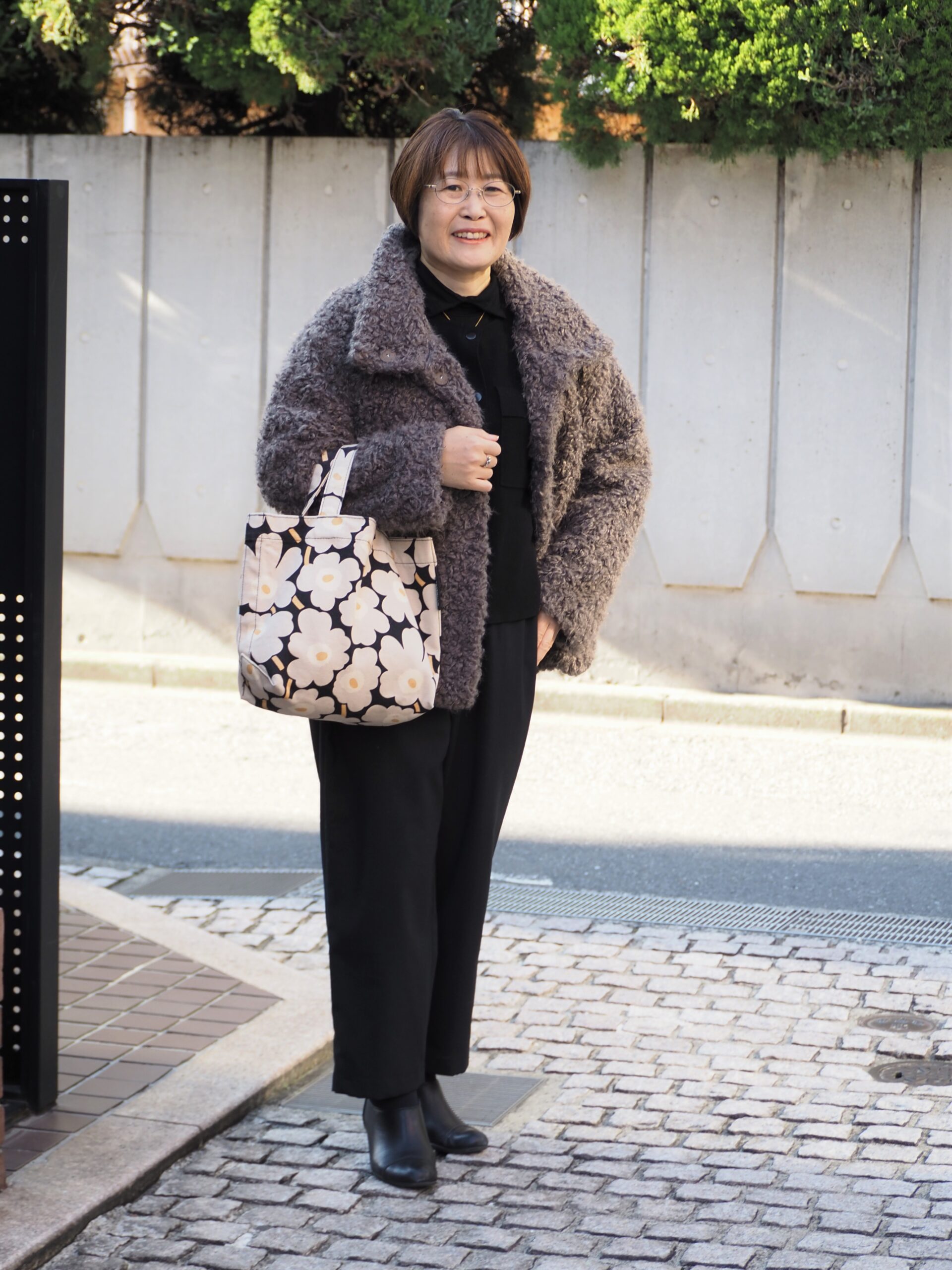 50代のモノトーンコーデ