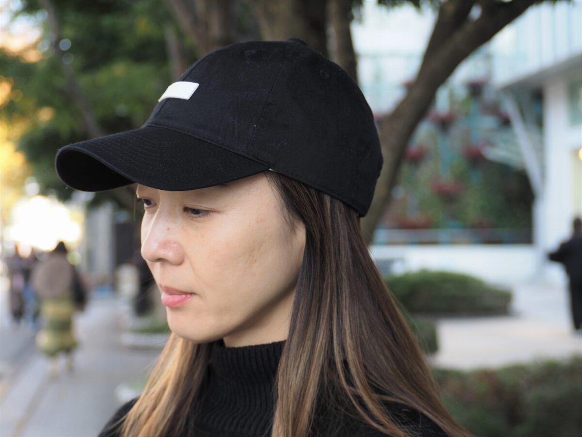 デサントのキャップ