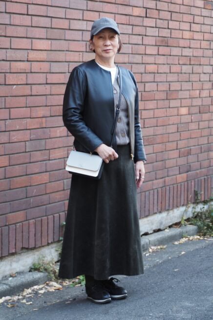 【スナップ】大人に似合うスポーティスタイルとは？ 「レザージャケット」で上品に