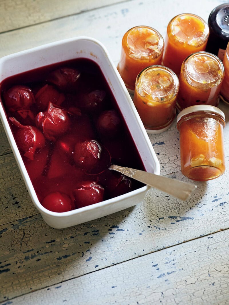 旬のフルーツはジャムやシロップ煮に