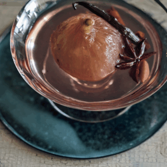 いちじくの赤ワインコンポート