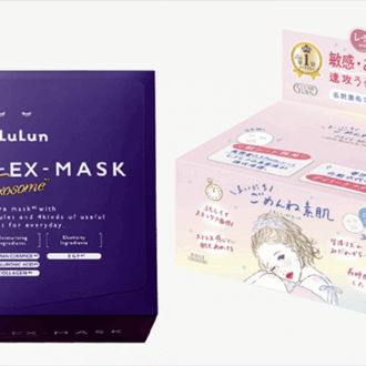 （右）速攻うるおいケアで、荒れがちな肌をなだめる。クリアターン まいにちごめんね素肌マスク 30枚入り ¥1,980（編集部調べ）／コーセーコスメポート　 （左）肌トラブルの修復を促すといわれる成分エクソソームを配合。ルルルン ハイドラEXマスク 28枚入り ¥2,640／ Dr.ルルルン