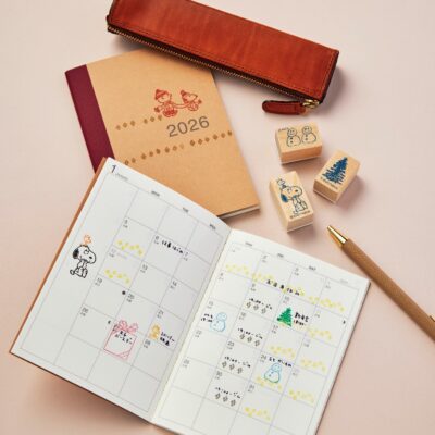 大人のおしゃれ手帖 2026年1月号 付録【毎年人気のスヌーピーのスタンプセット！】 スケジュール帳も自分好みにアレンジできる