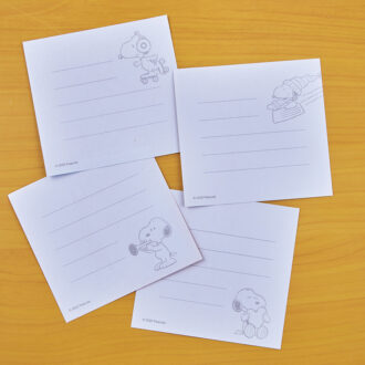 裏面は罫線入りでメモ用紙に。