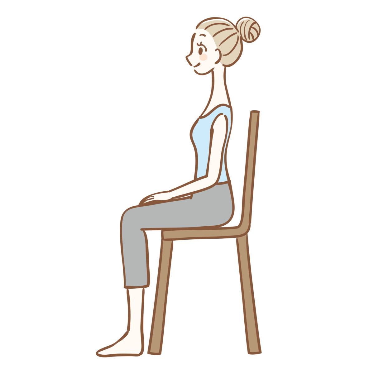 座りながらできる骨盤底筋エクササイズ