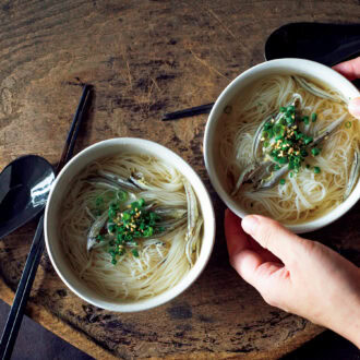煮干しだしの煮麺