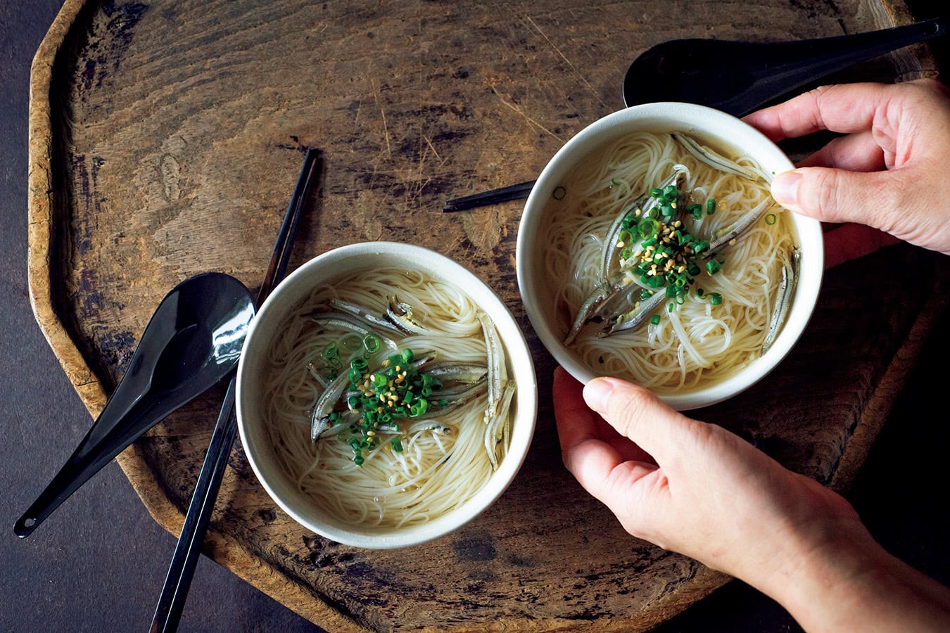 煮干しだしの煮麺