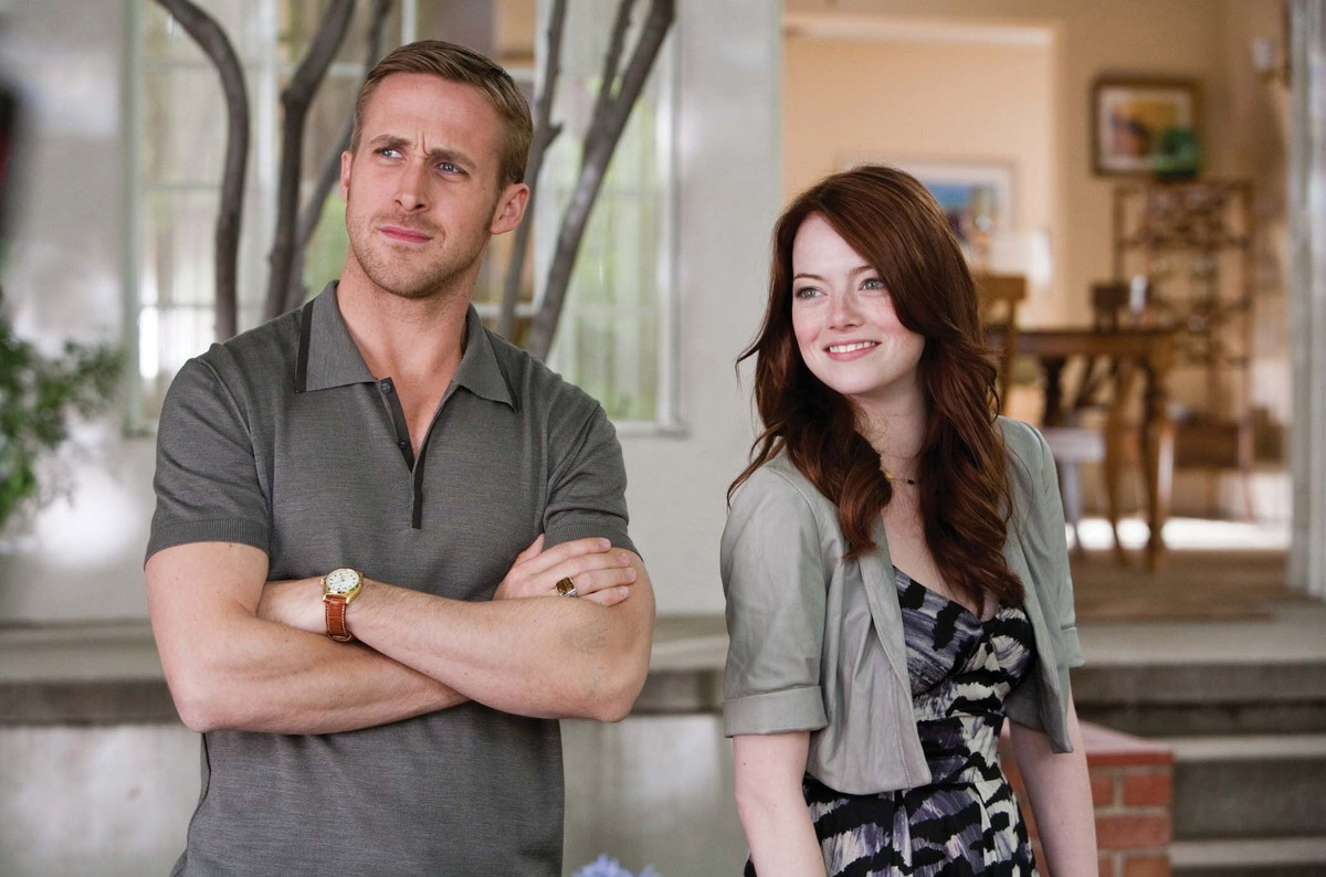 ライアン・ゴズリングとエマ・ストーンが初共演。この作品以降、二人は共演を重ねる。『ラブ・アゲイン』©2011 Warner Bros. Entertainment Inc. All rights reserved.