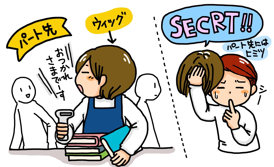 プライベート仕事でヘアスタイルを変えている