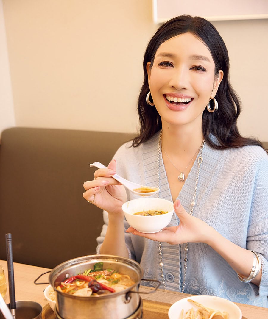 アン ミカさんが通う薬膳レストラン】「元気になりたいときはこちらの