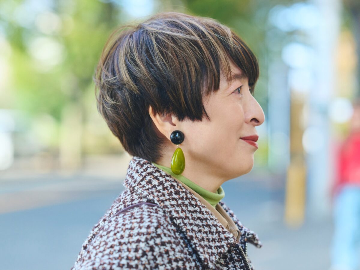 大ぶりのイヤリング