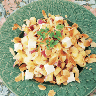 新発見の美味しさ！おもてなしにぴったり
「さつまいものハニーマスタードサラダ」