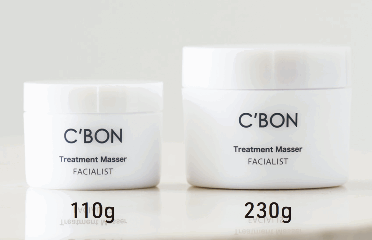 1回の使用量はさくらんぼ大。 110gサイズは約1か月弱、230gサイズは約1か月半が使用目安。