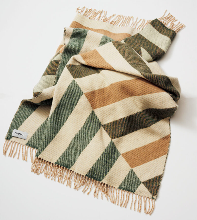 ブランケット¥77,000／ラーウィー（マーケット）