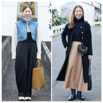 【１週間コーデ】
大人アウターの最適解は？ 
ミニ丈ダウンベストでスポーツミックス、カシミアコートで上品に
～〈水曜日・木曜日〉#016 Misato Shimizu～