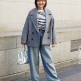 【スナップ】“銀ブラ”には動きやすい「デニム」がマスト！ グレーを基調としたワントーンで軽やかに