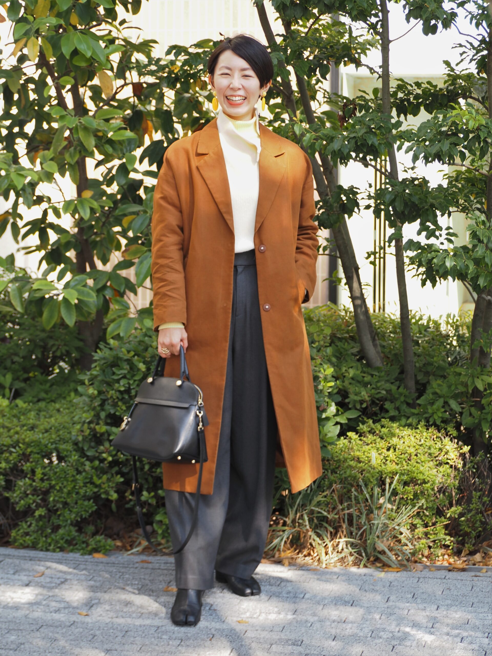 50代のきれいめ冬コーデ