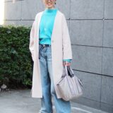 【スナップ】50代のおしゃれを更新！ きれい色ニットが主役の洗練カジュアル