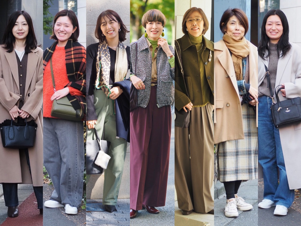 【1週間スナップ】50代必見の若見えコーデ7選! カラーアイテムやデニムで鮮度を上げて