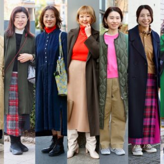 【1週間スナップ】50代の冬コーデ、あか抜けのコツは？ 色・柄使いがおしゃれな7名をピックアップ