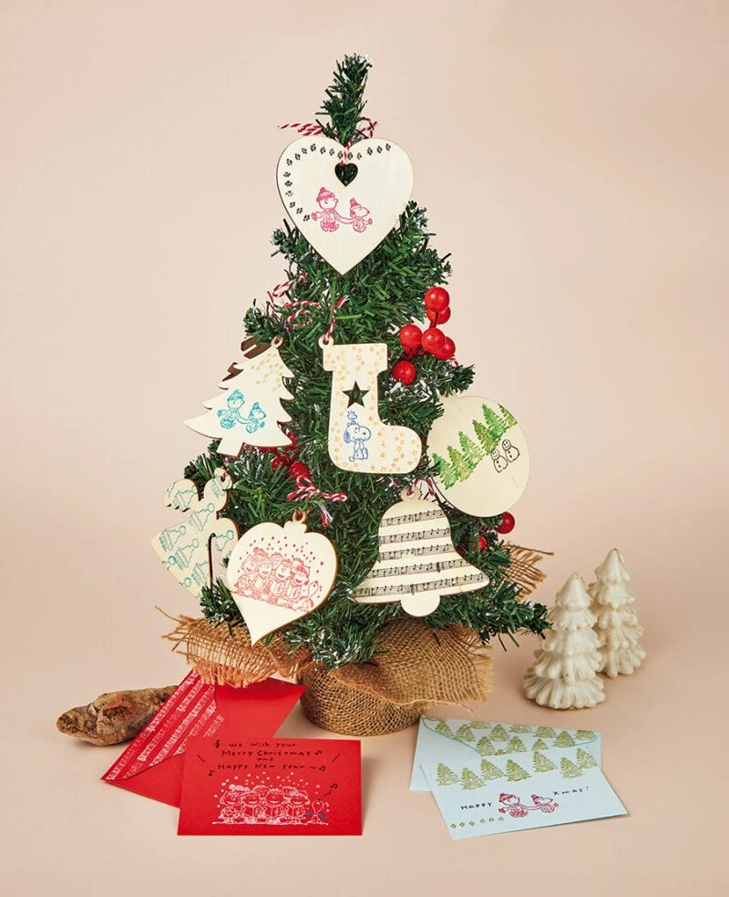 オーナメントやカードにぴったりの冬らしい絵柄がたくさん！