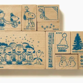 シーズンレスで使える絵柄から、冬ならではのデザインまで全10種。 サイズもいろいろで、組み合わせを楽しめる。